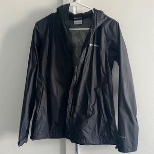Columbia Arcadia II black rain jacket XS
